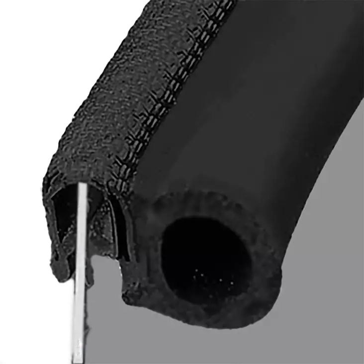 Tiivistysprofiili oviin ja ikkunoihin musta 5m - Caravan etuteltat ja sivukatokset - 029386 - 1