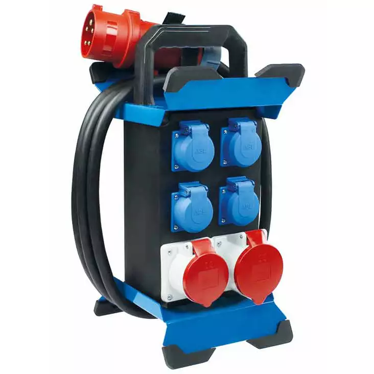 työmaa alakeskus stecky 12 32a+16a+4 - Jatkojohdot 400V ja työmaakeskukset - 4011160609626 - 1