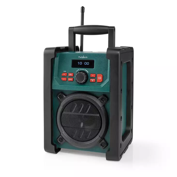 Työmaaradio Nedis DAB+ 15W 2,4" IP65 - Stereot ja kelloradiot - 5412810406326 - 2