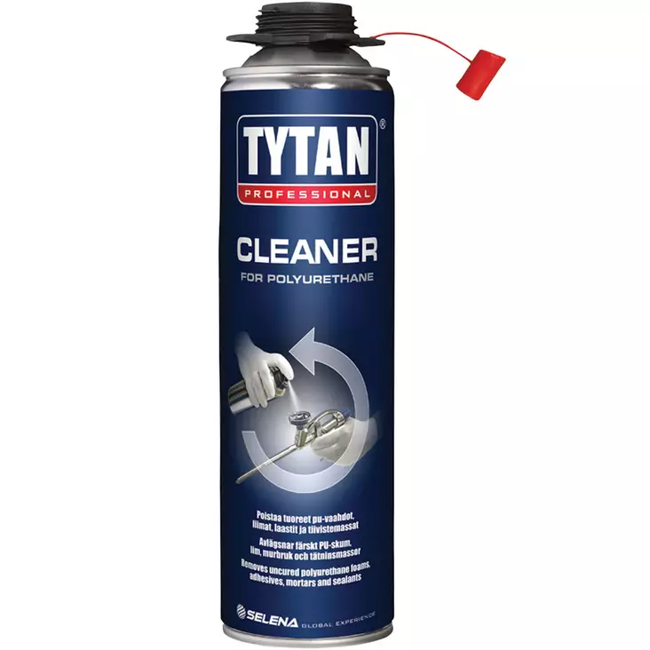 Tytan puhdistusaine polyuretaanille 500 ml aerosoli - Uretaanit ja vaahtopistoolit - 5902120016266 - 2
