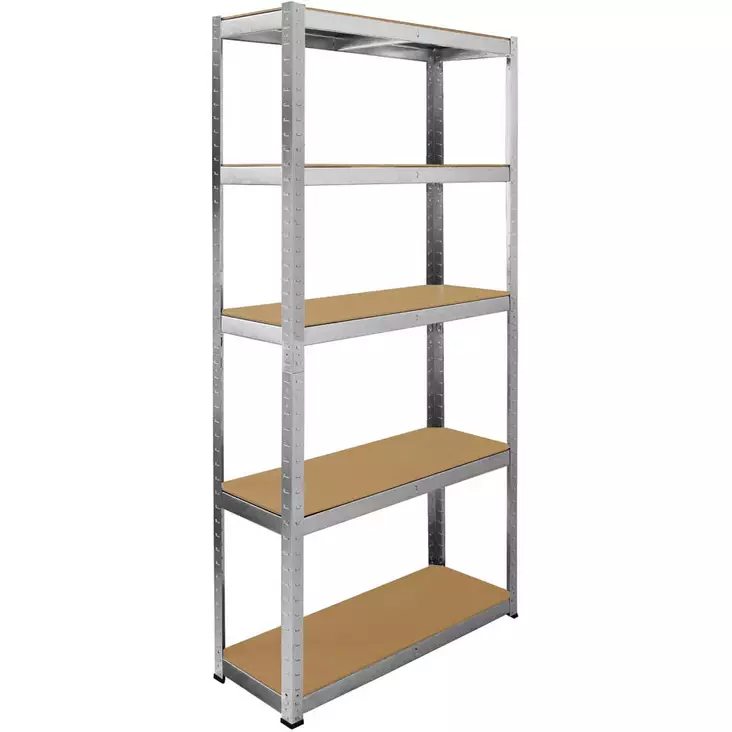 teräksinen varastohylly 5-tasoa - Varastohyllyt - 6438168112206 - 1