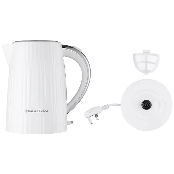 Russell hobbs eden vedenkeitin 1,7l 2400w, valkoinen - Kahvinkeittimet ja vedenkeittimet - 5038061163186 - 1