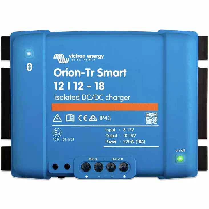 Victron orion tr smart 12 12 18a dc dc laturi 12v - Aurinkopaneelin invertterit - 8719076046066 - 1