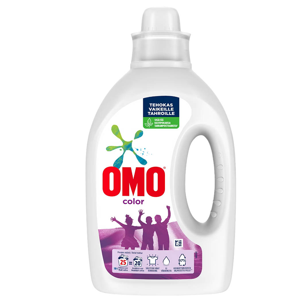 Omo Color Pyykinpesuaine 2L Eritt in Riittoisa Pakkauskoko 