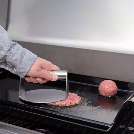 Burger press grilliin ruostumaton teräs - Grillausvälineet - 6410416301587 - 2