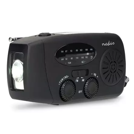 Hätäradio am fm 2000mah taskulampulla - Stereot ja kelloradiot - 5412810471447 - 1