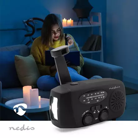 Aurinkokennolla ladattava hätäradio - Stereot ja kelloradiot - 5412810471447 - 2
