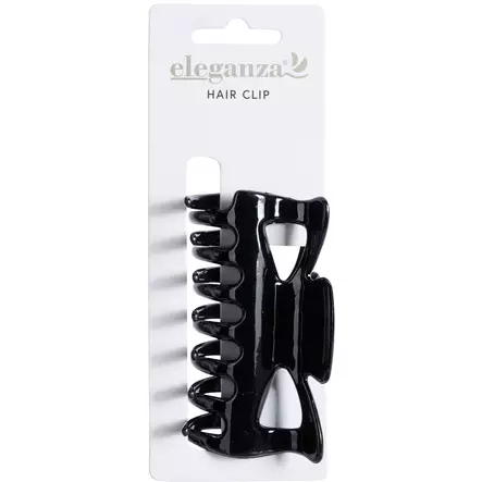 Musta hiusklipsi 9 cm - Hiuslenkit, pinnit ja korut - 8721037345897 - 1