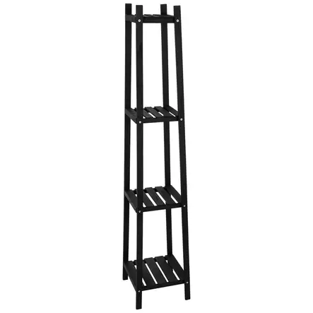 Korkea ja kapea hyllykkö 4 tasoa - Seinähyllyt ja hyllyköt - 8720573281997 - 1