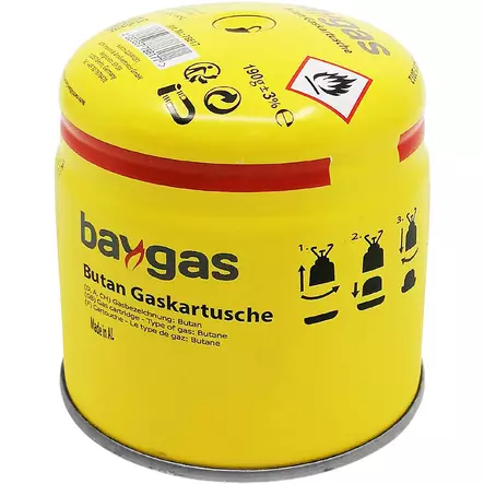 kaasupatruuna 190g butaani - Retkikeittimet ja kaasupatruunat - 4260657786177 - 1
