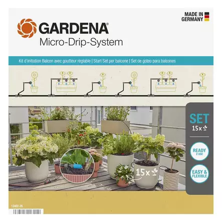 Gardena microdripsystem parvekekastelusarja - Vesiletkut - 4066407002937 - 1