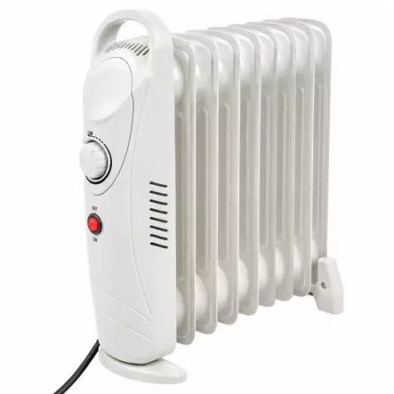 Lämmitin öljytäytteinen 1000w - Lämpöpatterit - 6438168121437 - 1