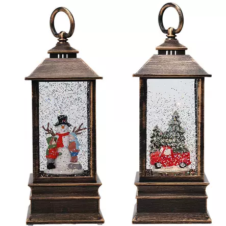 Jouluinen lyhtykoriste led valolla - Led-lyhdyt - 8721037149587 - 1