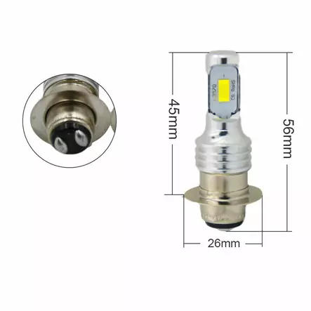 Led poltin PX15D 12V 35W - Mopon vilkut, valot ja polttimot - 6419774000767 - 3
