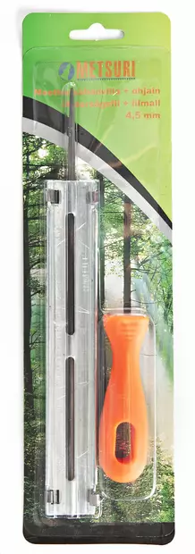 Moottorisahan viila + ohjain 4,5mm Metsuri - Moottorisahan viilat - 6419773638657 - 1