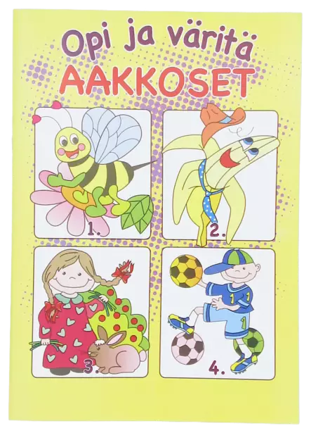 aakkoset värityskirja - Askartelupaperit ja huovat - 6416445012197 - 1