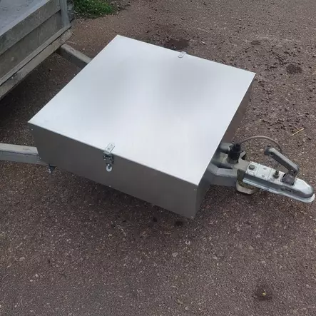 Warma steel peräkärryn työkalulaatikko 60x60x20 cm - Peräkärryn tarvikelaatikot - 6430070622637 - 1