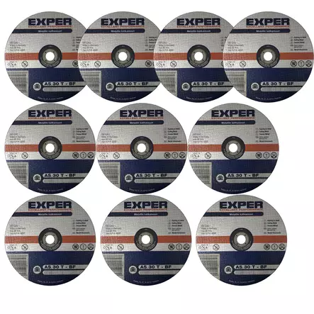 Metallinkatkaisulaikka 125mm 10 kpl - Kulmahiomakonelaikat 115mm - 6438081001427 - 1