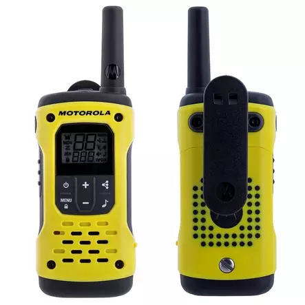 Motorola t92 h2o radiopuhelinsetti keltainen, molemmat puhelimet näkyvissä - Radiopuhelimet - 5031753006907 - 2