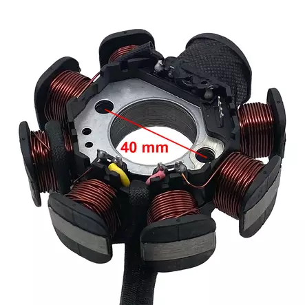 Magneetto 5-johdolla mönkijään tai crossiin - Crossin ja mopon staattorit - 6438471021677 - 2