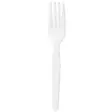 Muovihaarukka 18cm 50kpl - Kertakäyttöruokailuvälineet ja servetit  - 4743317150377 - 1