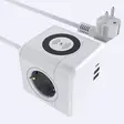 Pistorasia cube emax 3 pistorasiaa ja 3 latausporttia - Pistorasiat - 6418536035177 - 1