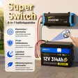 Wattcyclen hupiakku asuntoautoon ja aurinkojärjestelmään super versio - LifePO4-akut - 6438471350807 - 5