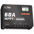 Aurinkopaneelisäädin 60a bluetooth litime mppt - Aurinkopaneelin lataussäätimet - 6438471345407 - 1