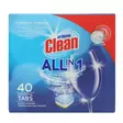Clean all in konetabletit - Astianpesuaineet - 8720701037687 - 1