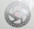 Crossi 50cc Samurai jarrulevy etu/taka - Crossin ja mopon jarrulevyt - 6419773689727 - 6