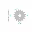 Eturatas 13T 420 17mm Monkey - Mopon hammasrattaat - 6438131009557 - 2