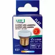 Moderni e27 flat lamppu 3 portainen himmennys - E27 lamput - 6418536037577 - 4