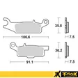 Jarrupalasarja eteen YFM250R/700F ProX - Motocrosspyörien ja endurojen jarrupalat - 6438471311587 - 2