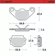Jarrupalat Moto-Master KTM, TM, Aprilia - Motocrosspyörien ja endurojen jarrupalat - 6438471311327 - 2