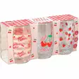 Kirsikka juomalasit 3 kpl setti - Mukit, lasit, lautaset ja muut astiat  - 8721037825177 - 2