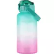 iso 2 litran juomapullo vihreäpinkki - Juomapullot ja urheilukassit - 6410416240107 - 2
