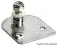Kiinnityslevy 45x35mm - Veneen saranat ja kiinnityslevyt - 6438235010787 - 1