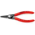Knipex 48 11 j1 lukkorengaspihti 140mm etunäkymä, suorat kärjet näkyvissä - Lukkopihdit ja lukkorengaspihdit - 4003773048527 - 1