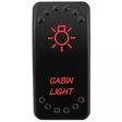 Kytkin rocker led 12 24v 5pin led on off cabin light - Auton katkaisimet - 6438471349917 - 1
