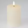 Led kynttilä ivory 7,5x10 cm valkoinen - Led-kynttilät - 8721037175197 - 1