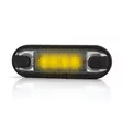 Monsterlux Horus Black Optic Keltainen Led-Äärivalo Ovaali Taso- Ja Putkipintaan - Äärivalot ja sumuvalot - 6429811633407 - 3