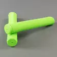 Moottorikelkan ohjaustangon tupet NEXT 7" HiVis Keltainen - Moottorikelkan ohjaustangon tupet - 6438235208627 - 2