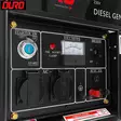 duro dieselaggregaatti 5kW 230V pyörillä - Aggregaatit - 6438168093697 - 5