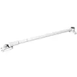Ovijarru 480mm teräs valkoinen - Ovenpysäyttimet ja lisätarvikkeet - 6414675083727 - 1