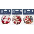 Winteria pyöreät joulupukki pakettikortit 6kpl lajitelma - Paketointi - 6410416498867 - 1