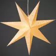 valkoinen paperitähti 60cm ikkunaan - Paperitähdet ja metallitähdet - 7318305921207 - 2