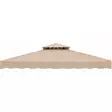 Paviljonki varakatto beige - Paviljongit ja pergolat - 6438168118017 - 1