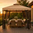 Paviljonki barcelona beige - Paviljongit ja pergolat - 6438168118017 - 2