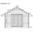 S10 pihavaja hirsirunko tarvikepaketti - LP Garden piharakennukset - 6424110251147 - 4
