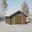Lato hirsi pihavaja ulos valmiit puuosat 10m2 - LP Garden piharakennukset - 6424110251147 - 2